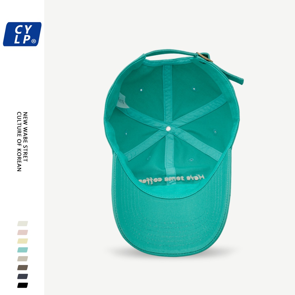 Mũ Lưỡi Trai Mềm Thêu Chữ Phong Cách Hàn Quốc 1994