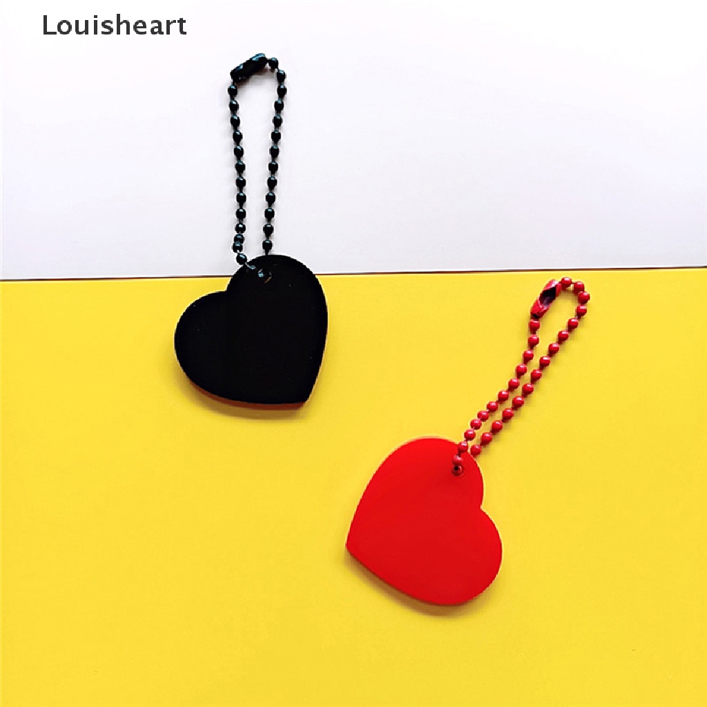 Móc Khóa Hình Trái Tim Bằng Acrylic Trang Trí Túi Xách / Xe Hơi Thương Hiệu Louisheart TFG