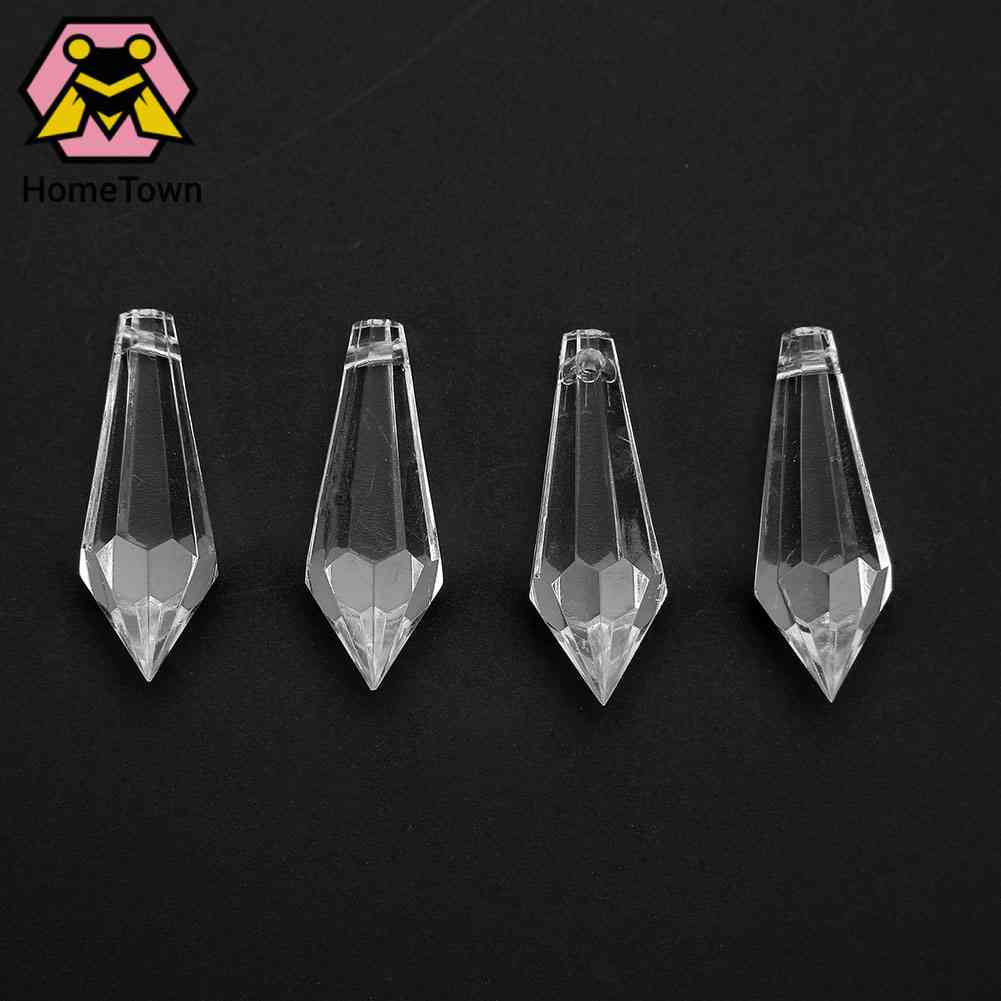 Set 30 Hạt Pha Lê Trong Suốt Trang Trí Đèn Trần Nhà