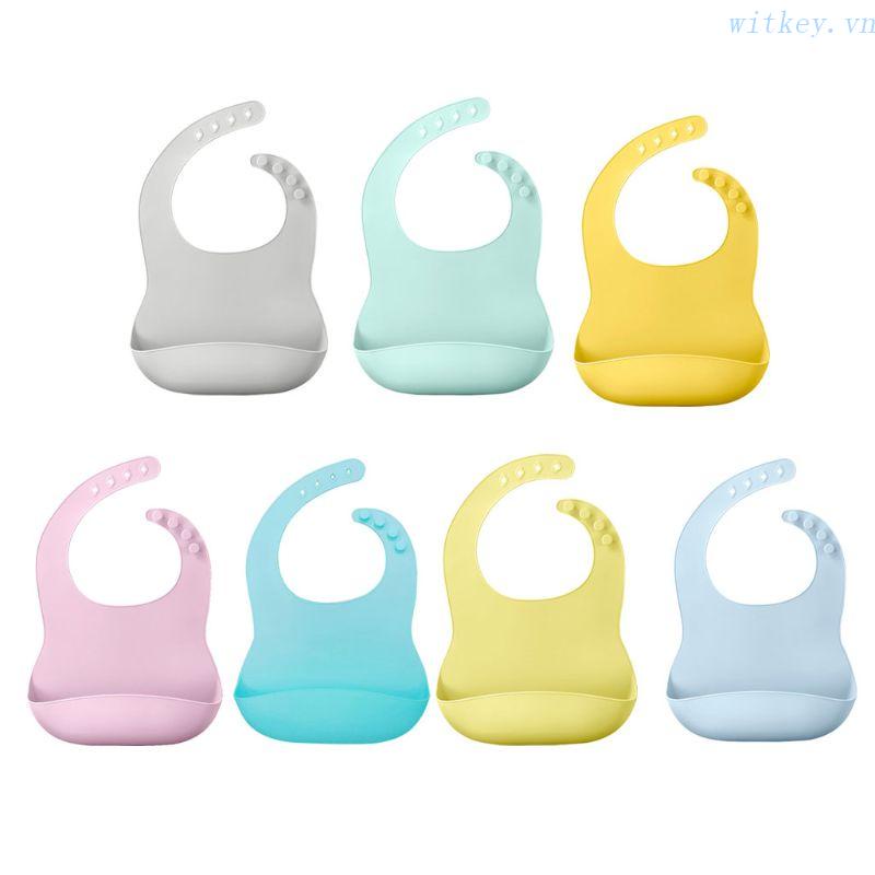 Yếm Silicon Mềm Mại Có Thể Điều Chỉnh Kèm Túi Bắt Giấc Mơ Unisex Cho Bé