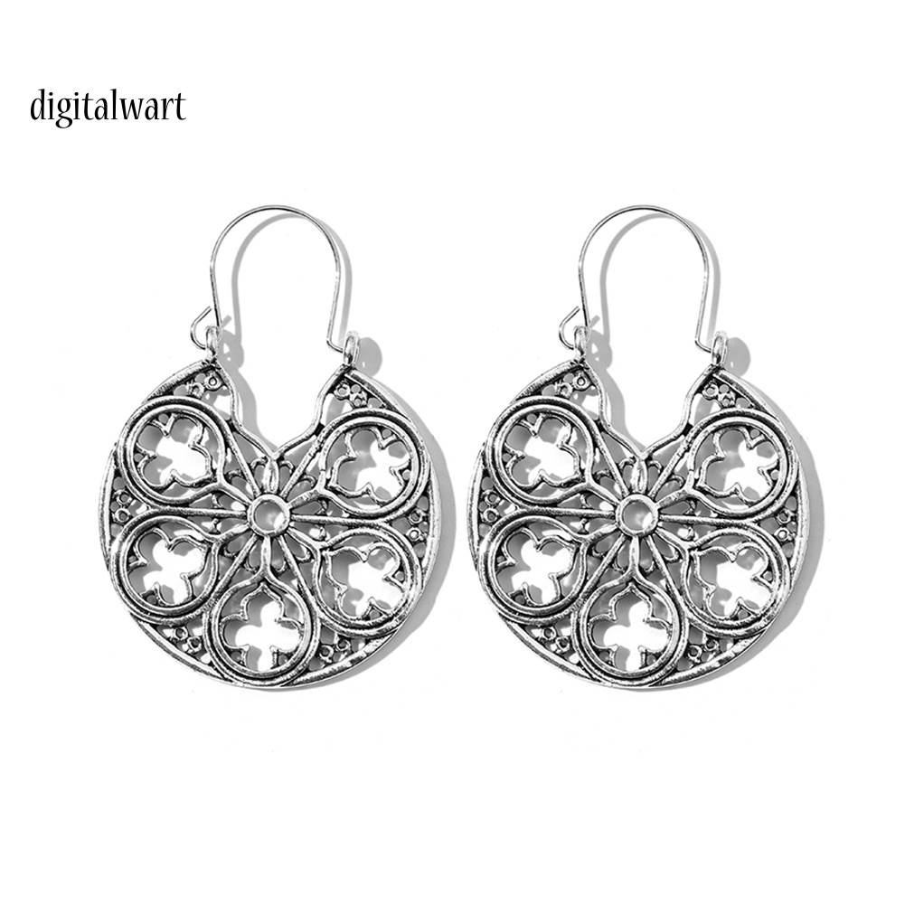 Kỹ Thuật Số| Khuyên Tai Nữ Trang Dáng Tròn Tạo Hình Độc Đáo