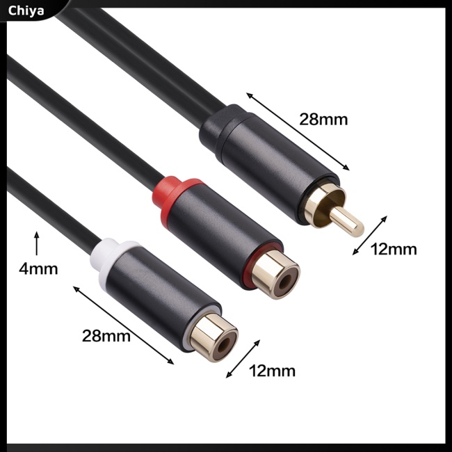 Dây Cáp Nối Dài Chuyển Đổi Cổng Rca Sang Hai Cổng Rca 0.3 Chuyên Dụng Cho Loa