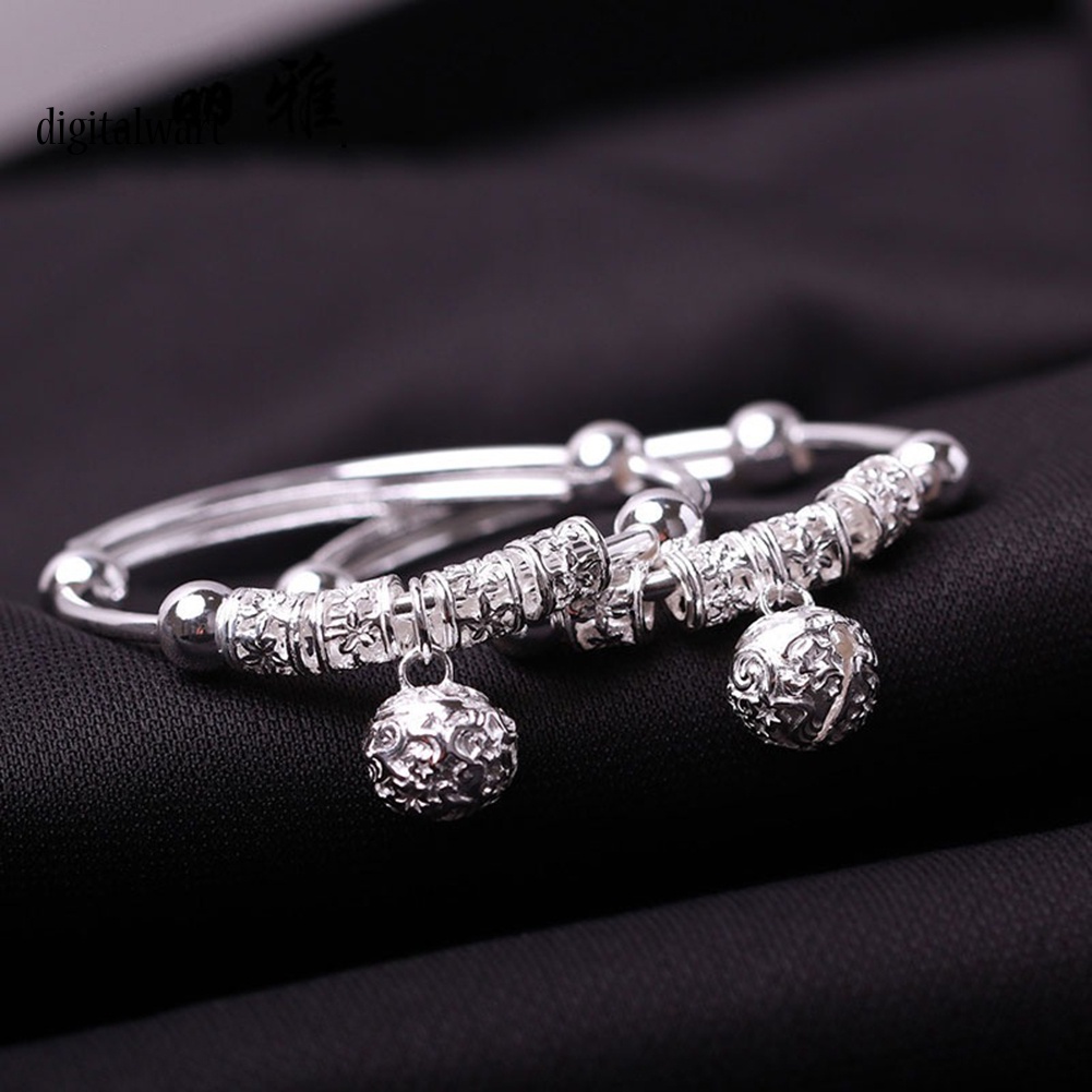 Kỹ Thuật Số| Set 2 Vòng Đeo Tay Gắn Chuông Xinh Xắn Dành Cho Các Bé