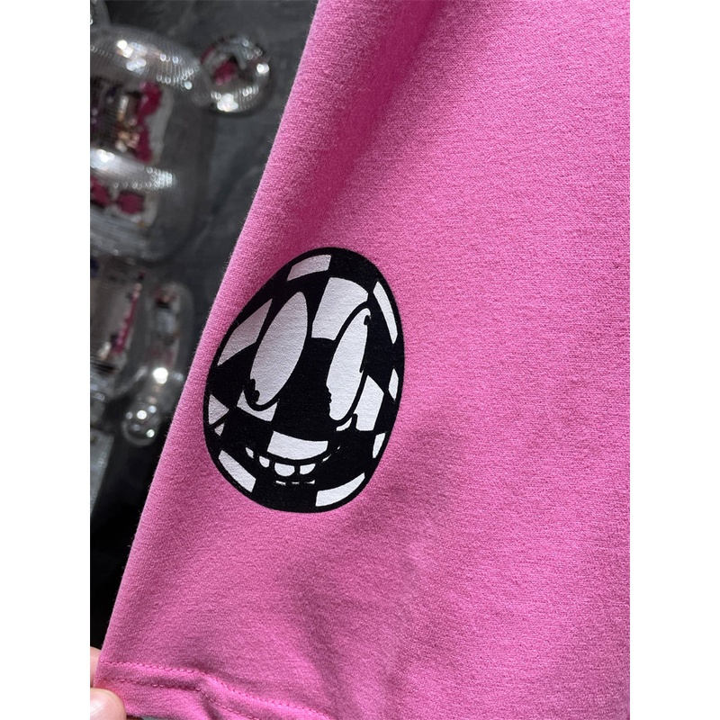 Chro88me8- Gork Áo Thun Tay Ngắn Vải Mattyboyyweetr Graffiti Chéo Thân Thiện Với Môi Trường