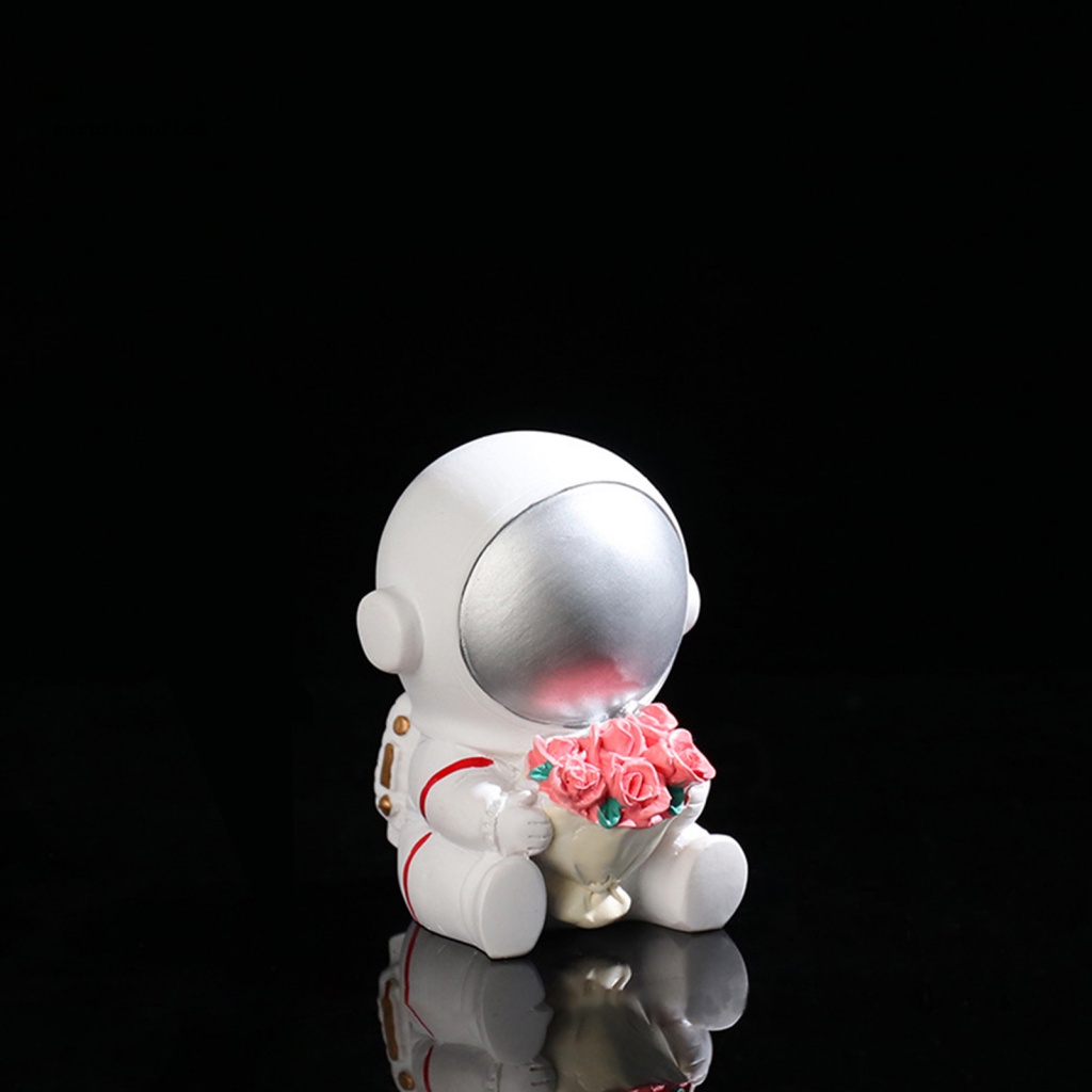 Mô Hình Nhân Vật Phi Hành Gia Bằng Nhựa Resin Màu Sắc Thủ Công Nhỏ Gọn Thời Trang