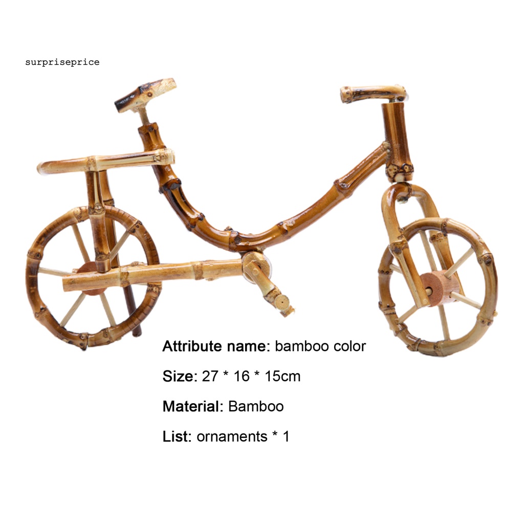 Xe Đạp Bằng Tre Thủ Công Dùng Trang Trí Nhà Cửa
