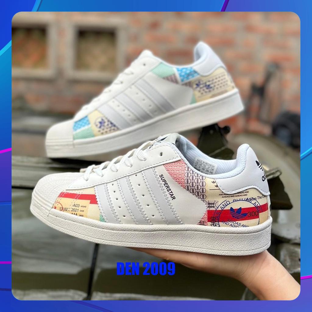 {SALE SỐC}❤Giày_thể thao sneakers Adidas mũi sò họa tiết Superstar - mới nhất Full box bill 2023full phụ kiện.
