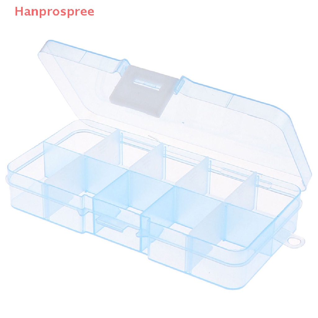 Hộp Nhựa 10 Ngăn Đựng Trang Sức Có Thể Điều Chỉnh Tiện Lợi