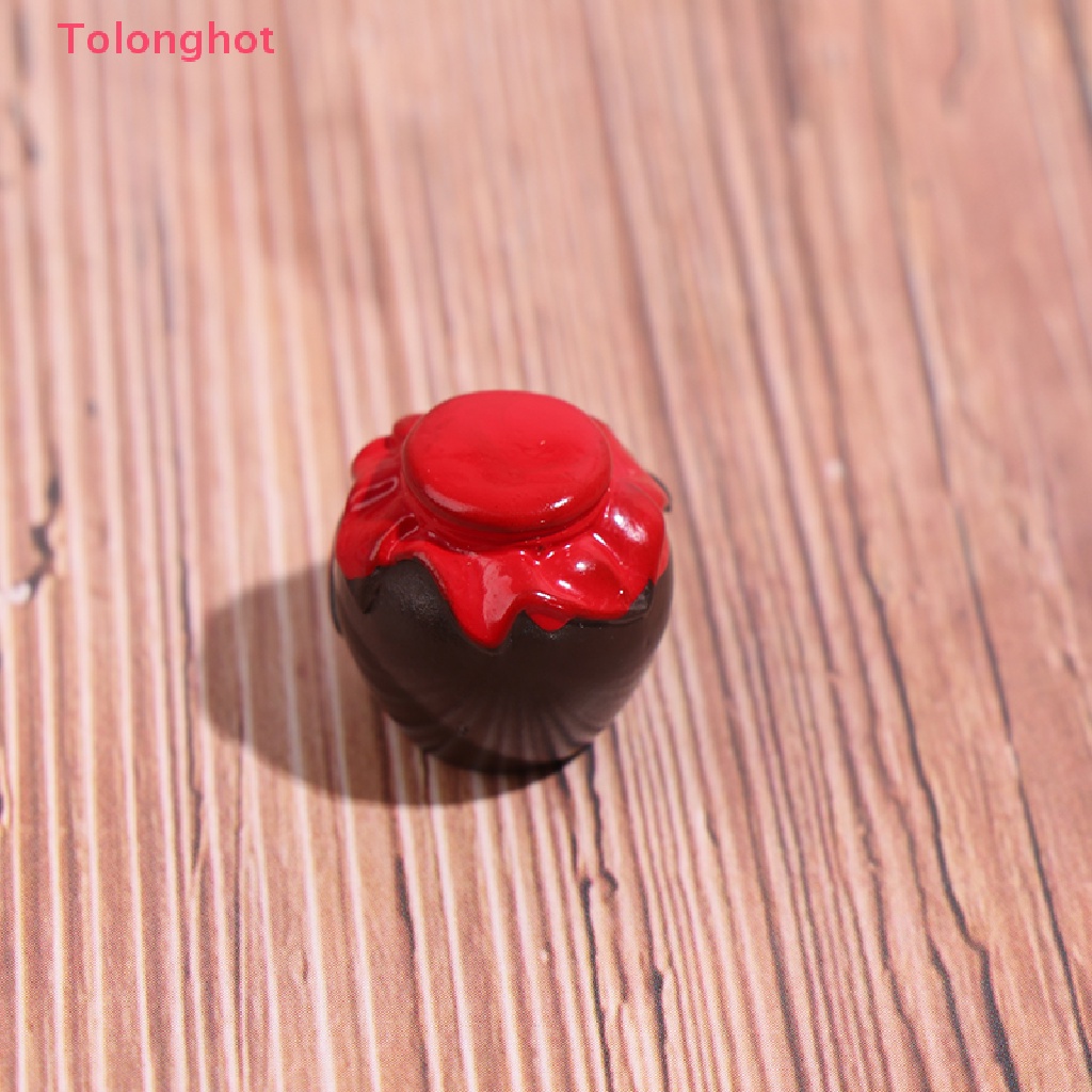 Bộ 3 Chai Rượu Mini Tỉ Lệ 1 / 12 Dùng Trang Trí Nhà Búp Bê