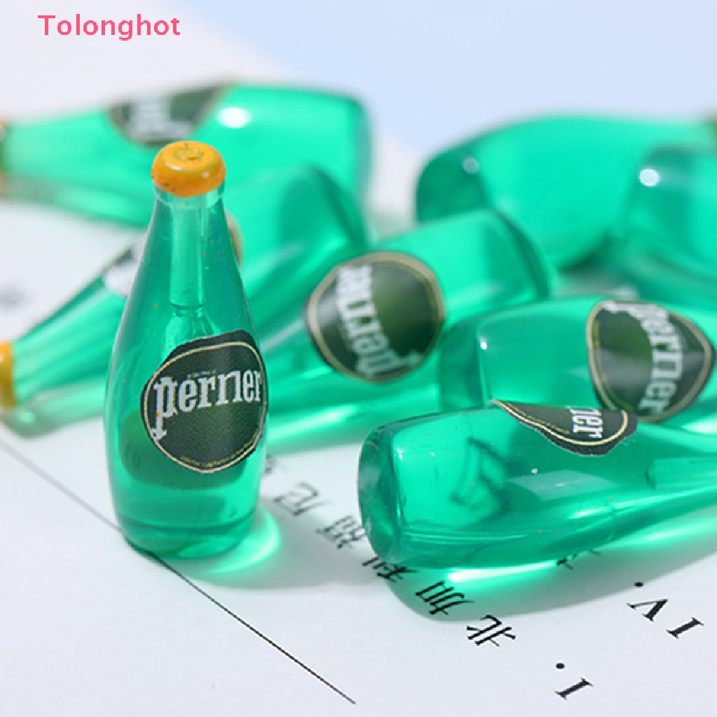 Set 10 Mô Hình Ly Nước mini Tỉ Lệ 1: 12 Trang Trí Nhà Búp Bê