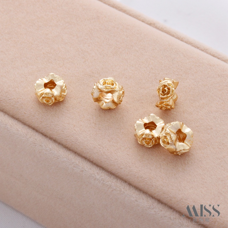 Vòng Hoa Hồng Vàng 14k Nhiều Màu Sắc Dùng Làm Trang Sức diy