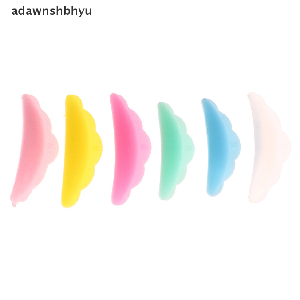 Bộ 5 Cặp Đệm Silicone Uốn Cong Lông Mi Có Thể Tái Sử Dụng Nhiều Màu
