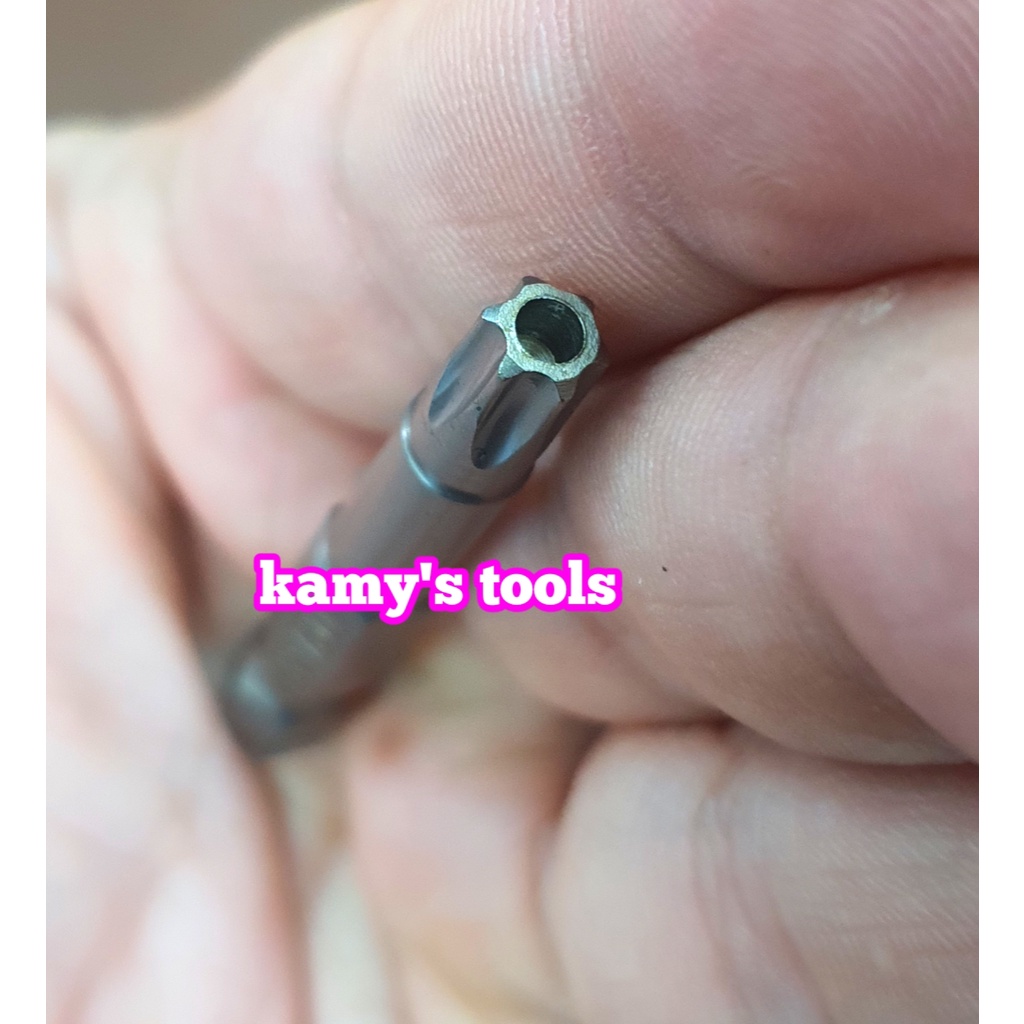 Mũi vít bông sao hoa thị đuôi lục giác 1/4 inch dài 50mm thép S2 T10 T15 T20 T25 T27 T30 T40