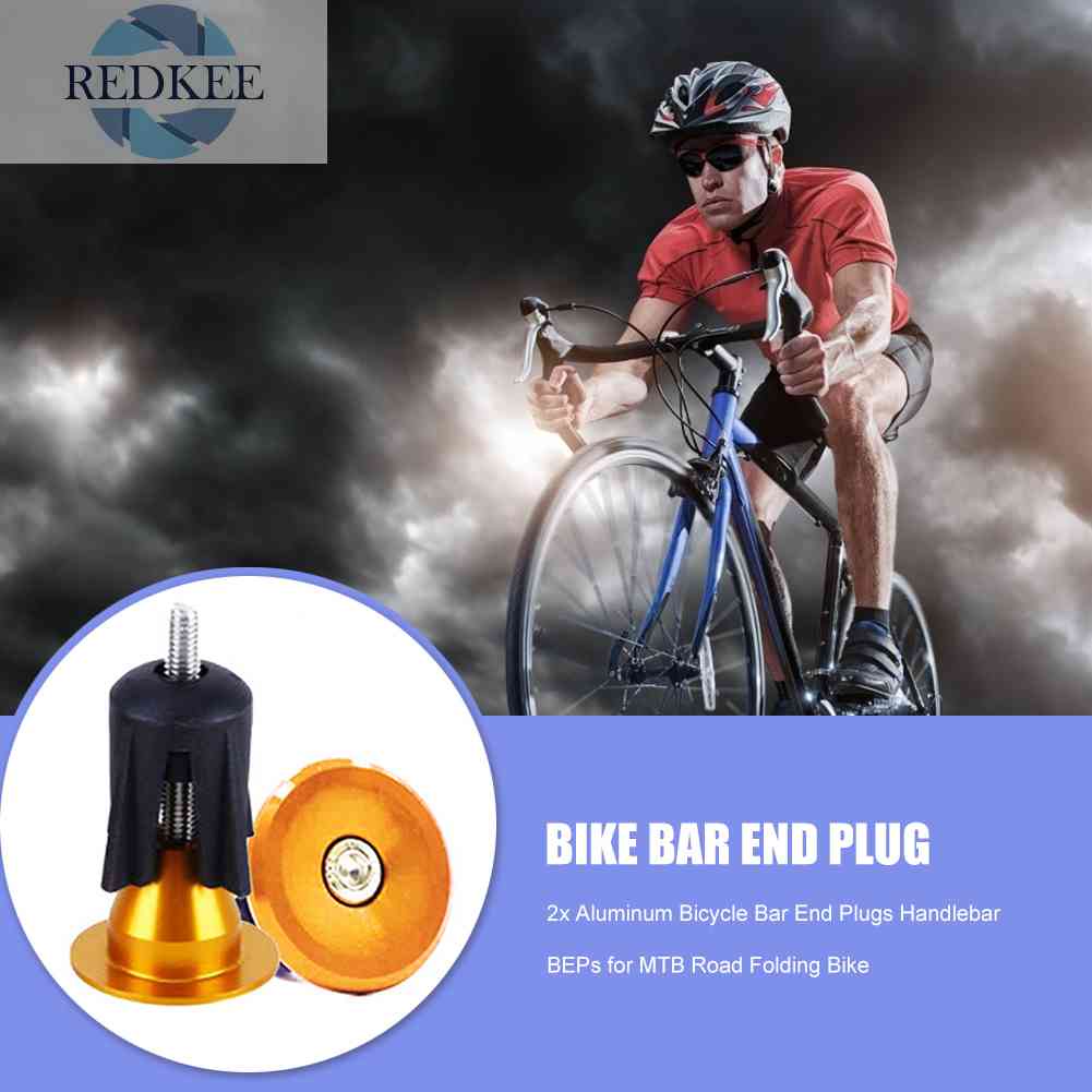 Bộ 2 Nút Gắn Tay Cầm Xe Đạp Leo Núi Bằng Nhôm