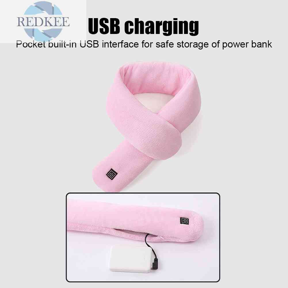 Khăn Choàng Cổ Sưởi Ấm Bằng Điện Có Thể Điều Chỉnh Nhiệt Độ Thông Minh