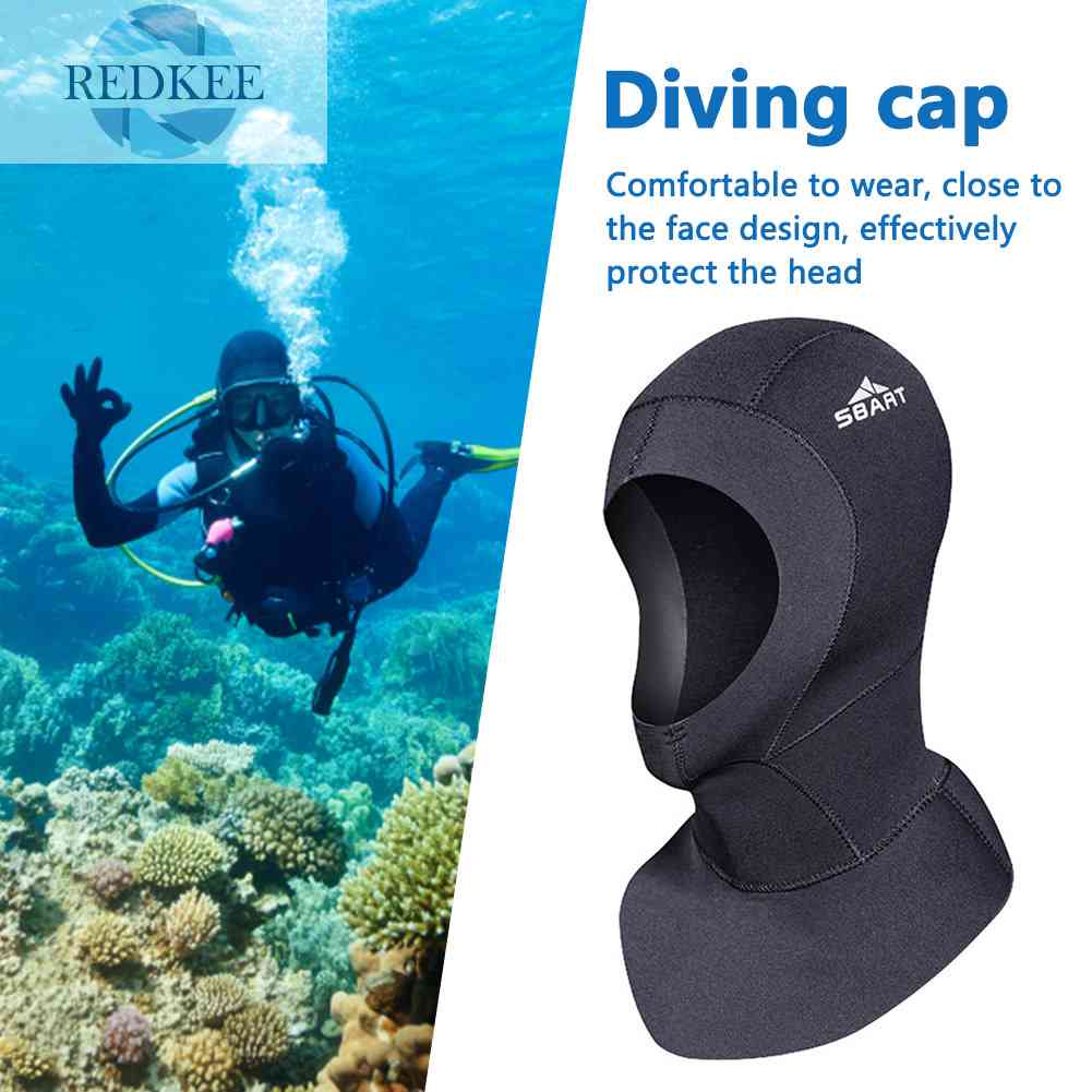 Mũ Bơi Bằng Cao Su Gọn Nhẹ Chống Lạnh Mau Khô Cho Nam Nữ