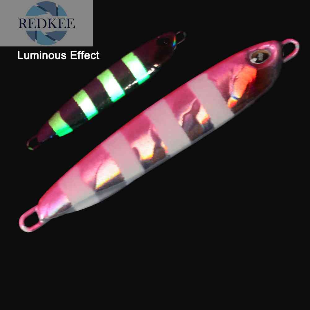 Mồi Câu Cá Giả Bằng Kim Loại Phát Sáng Sống Động