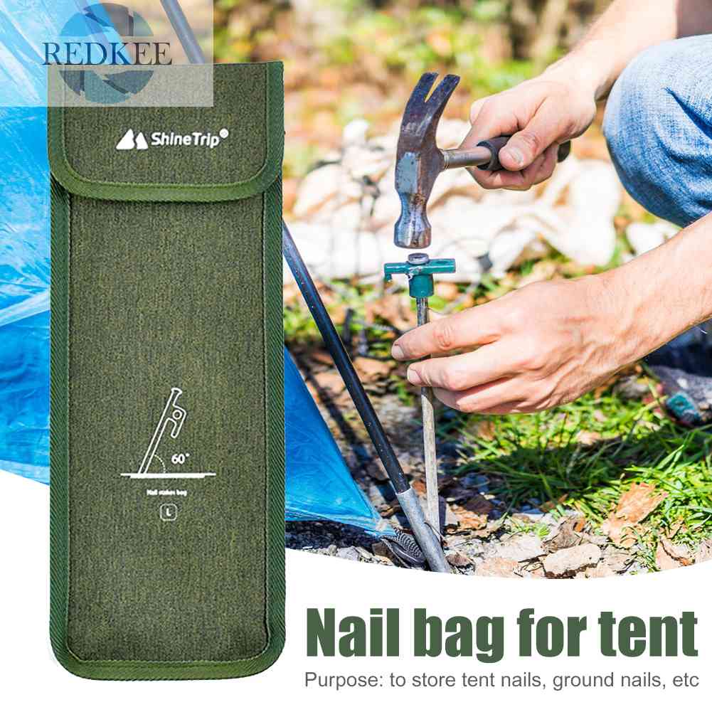 Túi Đựng Cọc Giăng Lều Trại 600D Tiện Lợi