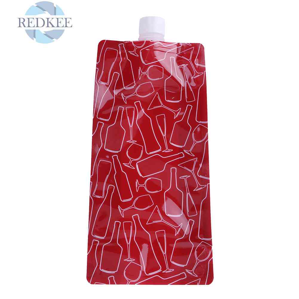 Túi Đựng Nước PE 750mL Có Thể Gấp Gọn Tiện Dụng Khi Đi Cắm Trại