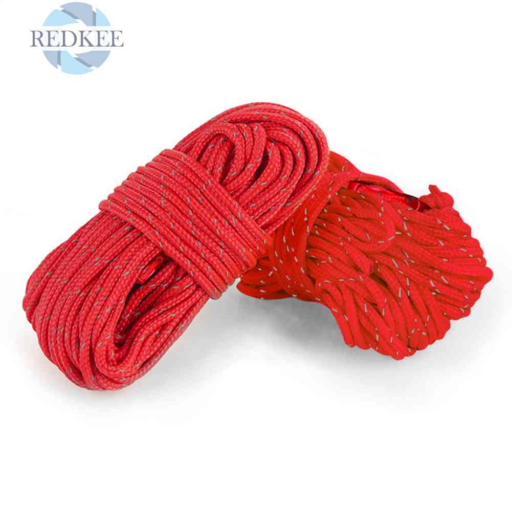 4 Cuộn Dây Dựng Lều 4m Đường Kính 4mm Bằng Nhôm