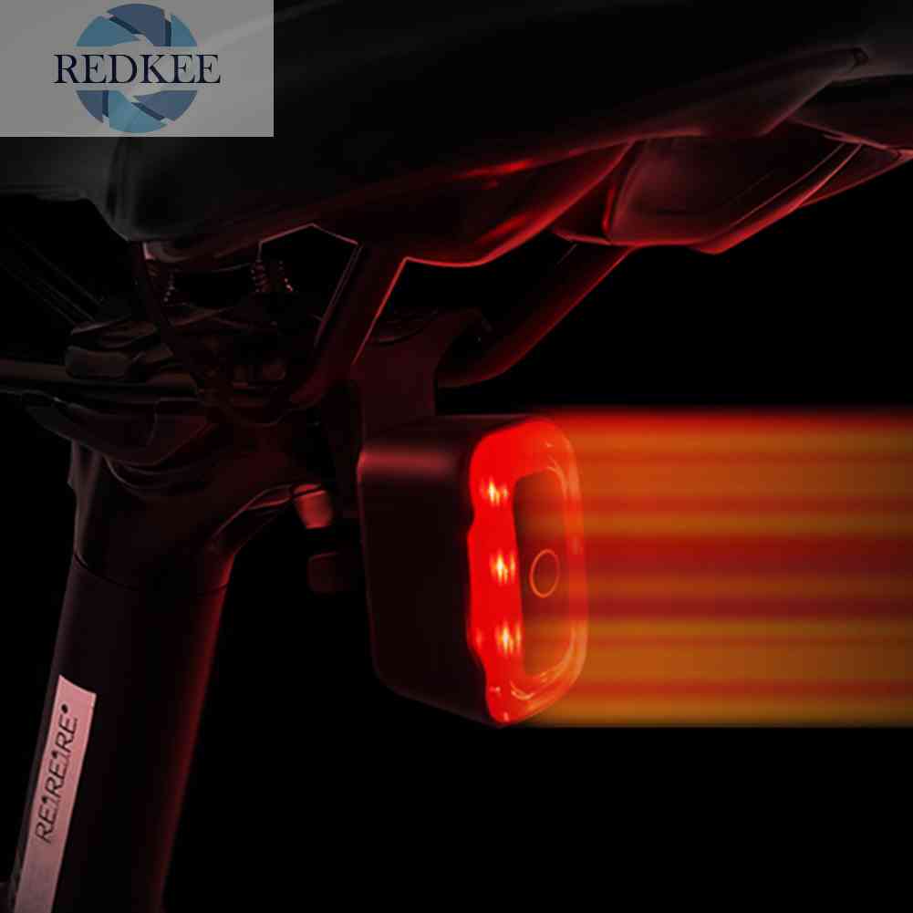 Đèn LED Đuôi Xe Đạp Thông Minh Độ Sáng Cao Có Thể Sạc Lại Bằng Cổng USB