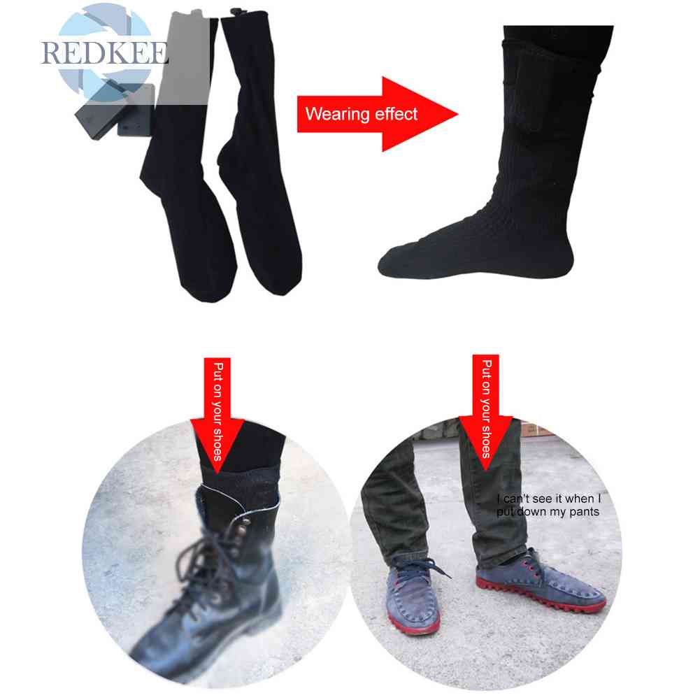 Vớ Giữ Ấm Bằng Điện Có Thể Điều Chỉnh Cho Trượt Tuyết Mùa Đông