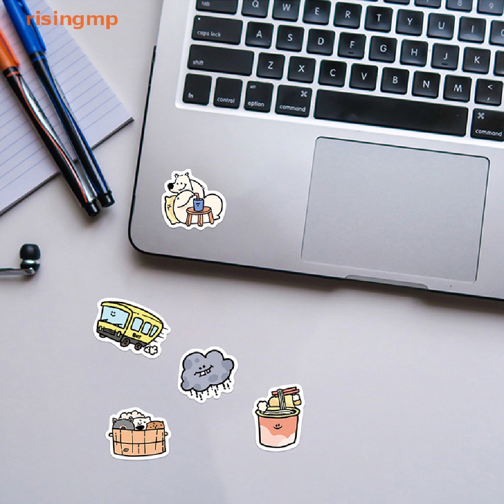 Bộ 100 Miếng Dán Hoạt Hình Anime Đáng Yêu Trang Trí Laptop Vali
