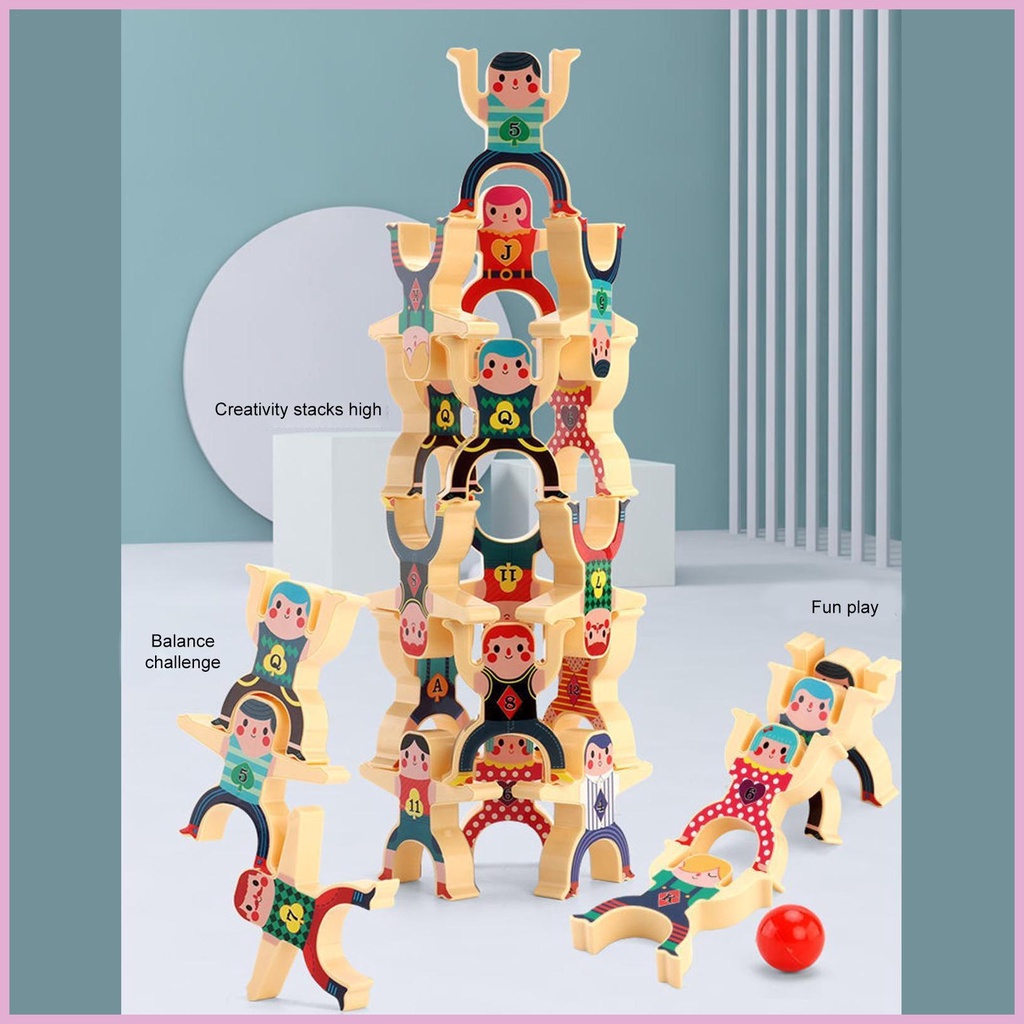 Bộ 16 Món Đồ Chơi Xếp Chồng Lên Nhau Theo Phương Pháp Montessori