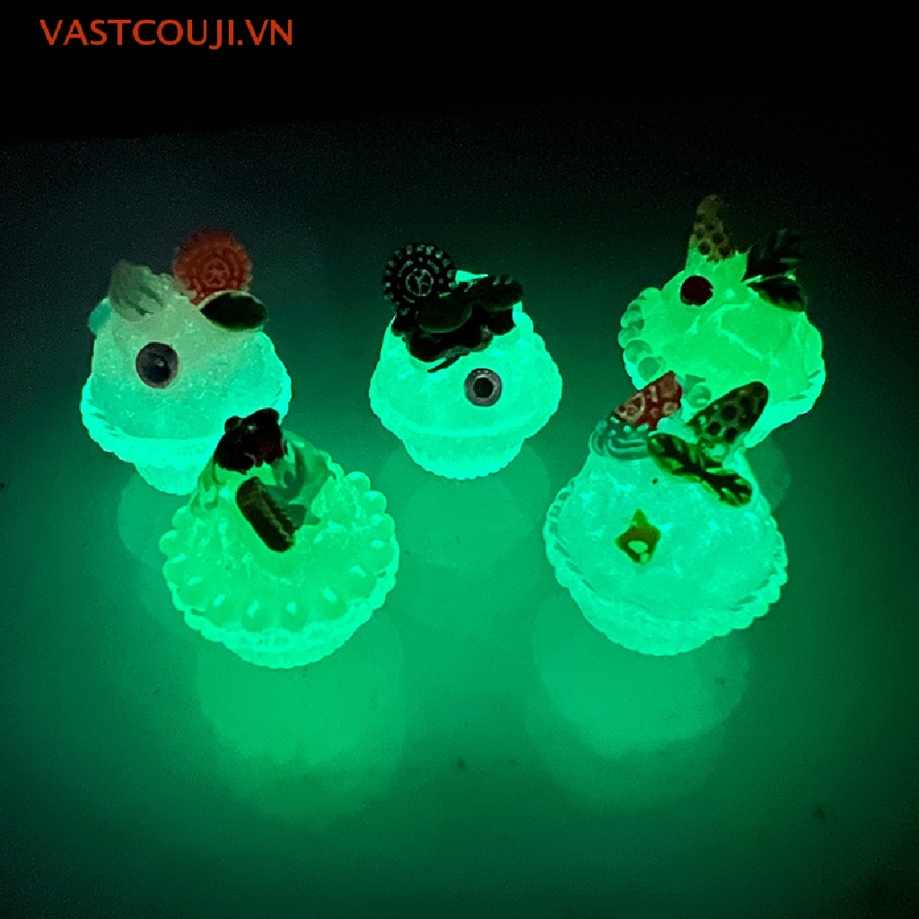 Bộ 5 Phụ Kiện Resin Phát Quang Dùng Trang Trí Nghệ Thuật Crafg DIY