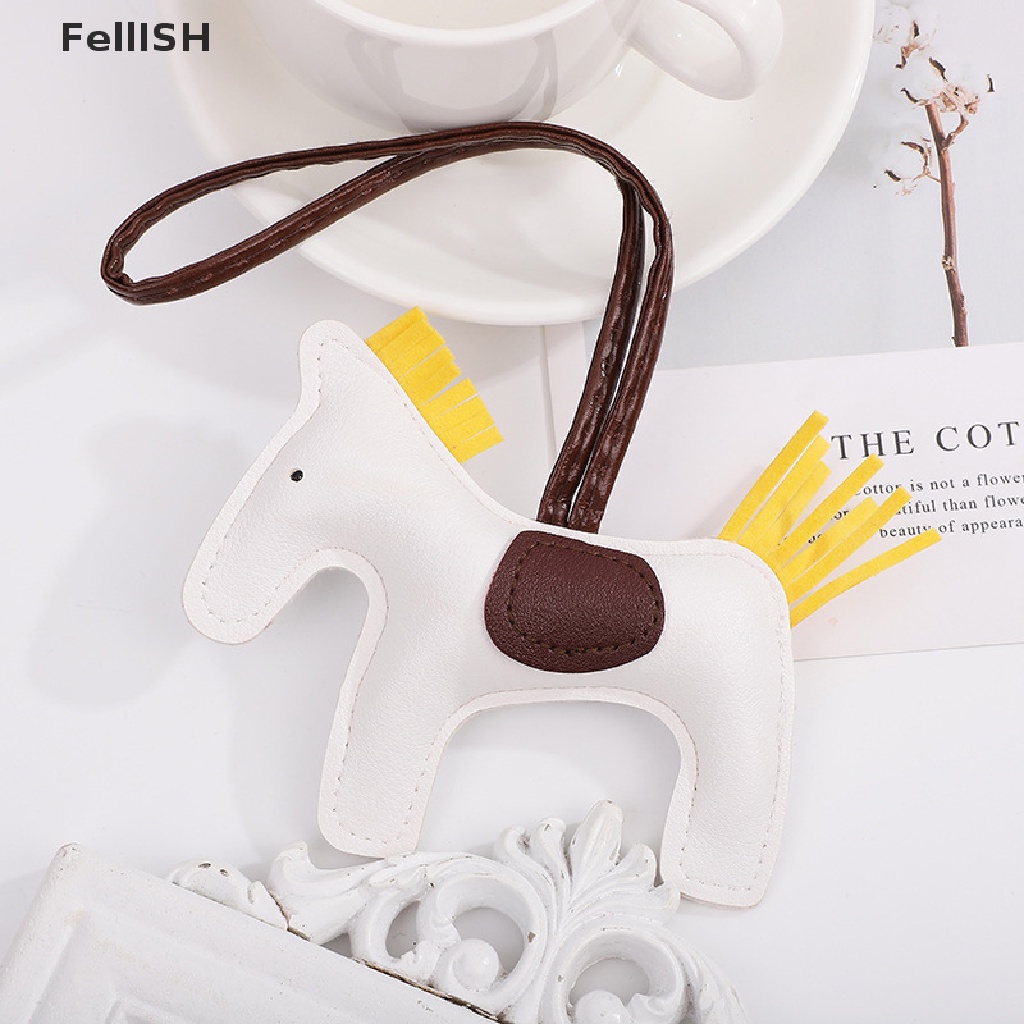 Móc Treo Chìa Khóa Bằng Da PU Hình Ngựa 439br