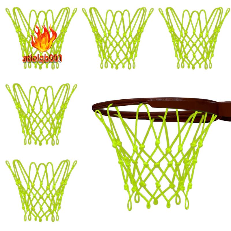 Set 6 Lưới Chơi Bóng Rổ Đường Kính 12 Inch Màu Dạ Quang Dành Cho Trẻ Em