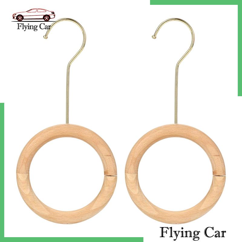 [Lzdjfmy2] Giá Đỡ Khăn Quàng Cổ Thắt Lưng Bằng Gỗ Tiết Kiệm Không Gian