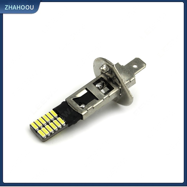 ☃Nhà Cửa☃ Đèn Pha Led Sương Mù Ánh Sáng Trắng 4.8w 6500k H1 4014 24 Bóng Chuyên Dụng Cho Xe Hơi