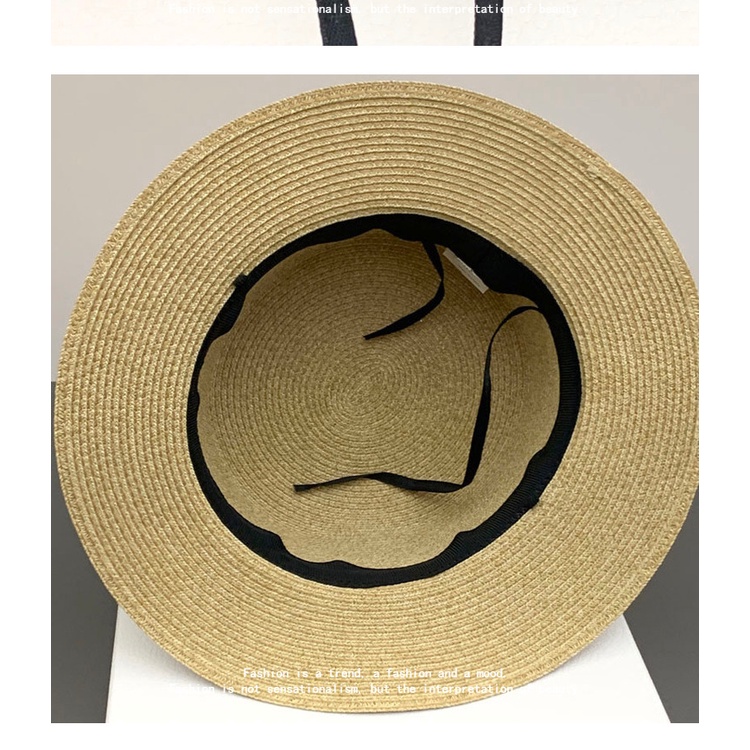 Mũ Cói Chống Nắng Đi Biển Mùa Xuân Hè Phong Cách Pháp Hàng Mới Có Thể Gập Lại Dành Cho Bạn Nữ
