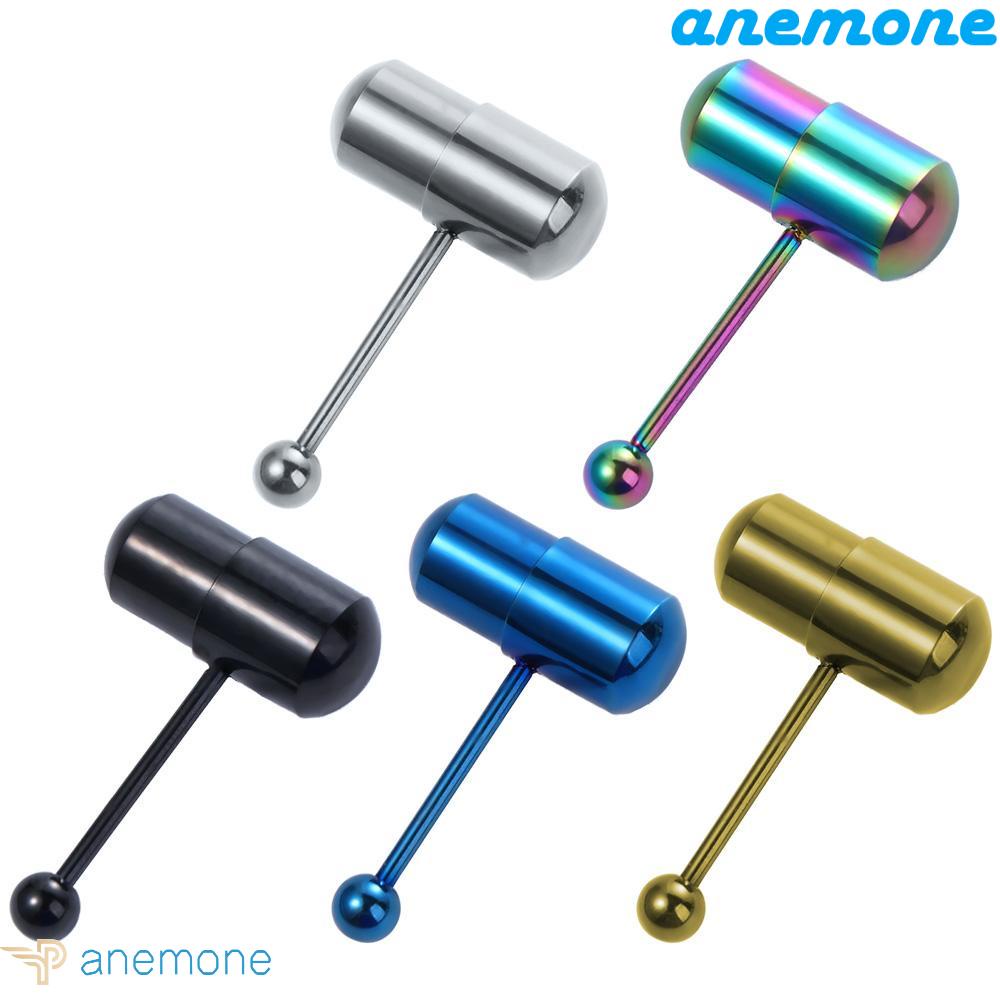 Khuyên Lưỡi Rung Bằng Thép Titan Thiết Kế Quyến Rũ Thời Trang Cho Nam Và Nữ