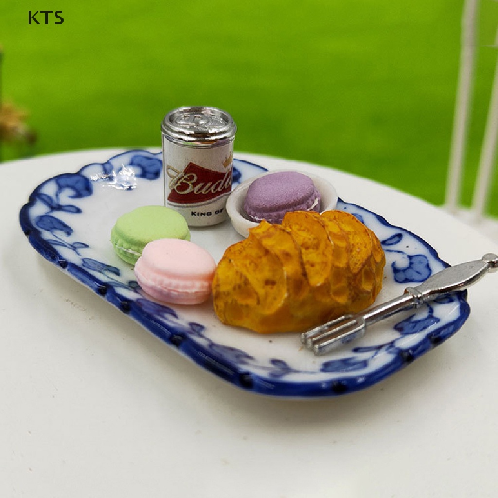 Bộ Bánh Mì Và Khay Nướng 1: 12 Trang Trí Nhà Búp Bê