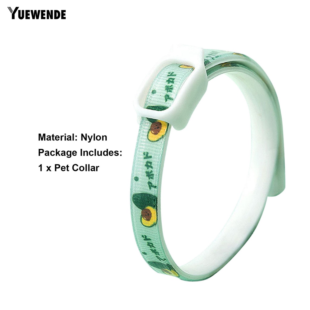 Ye.b Vòng Cổ Nhỏ Gọn In Họa Tiết Đáng Yêu Có Thể Giặt Sạch Phù Hợp Bốn Mùa Cho Thú Cưng