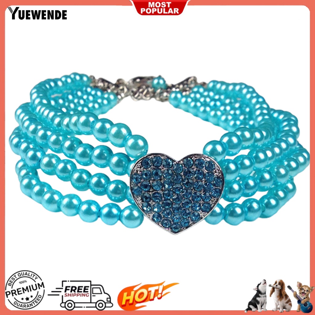 Vòng Cổ Ngọc Trai Giả Trọng Lượng Nhẹ Dùng Chụp Ảnh Cho Mèo