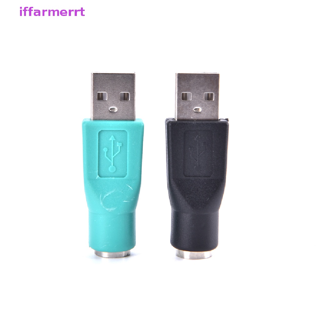 Đầu Nối Chuyển Đổi PS2 PS / 2 Female Sang USB Male Cho PC Laptop