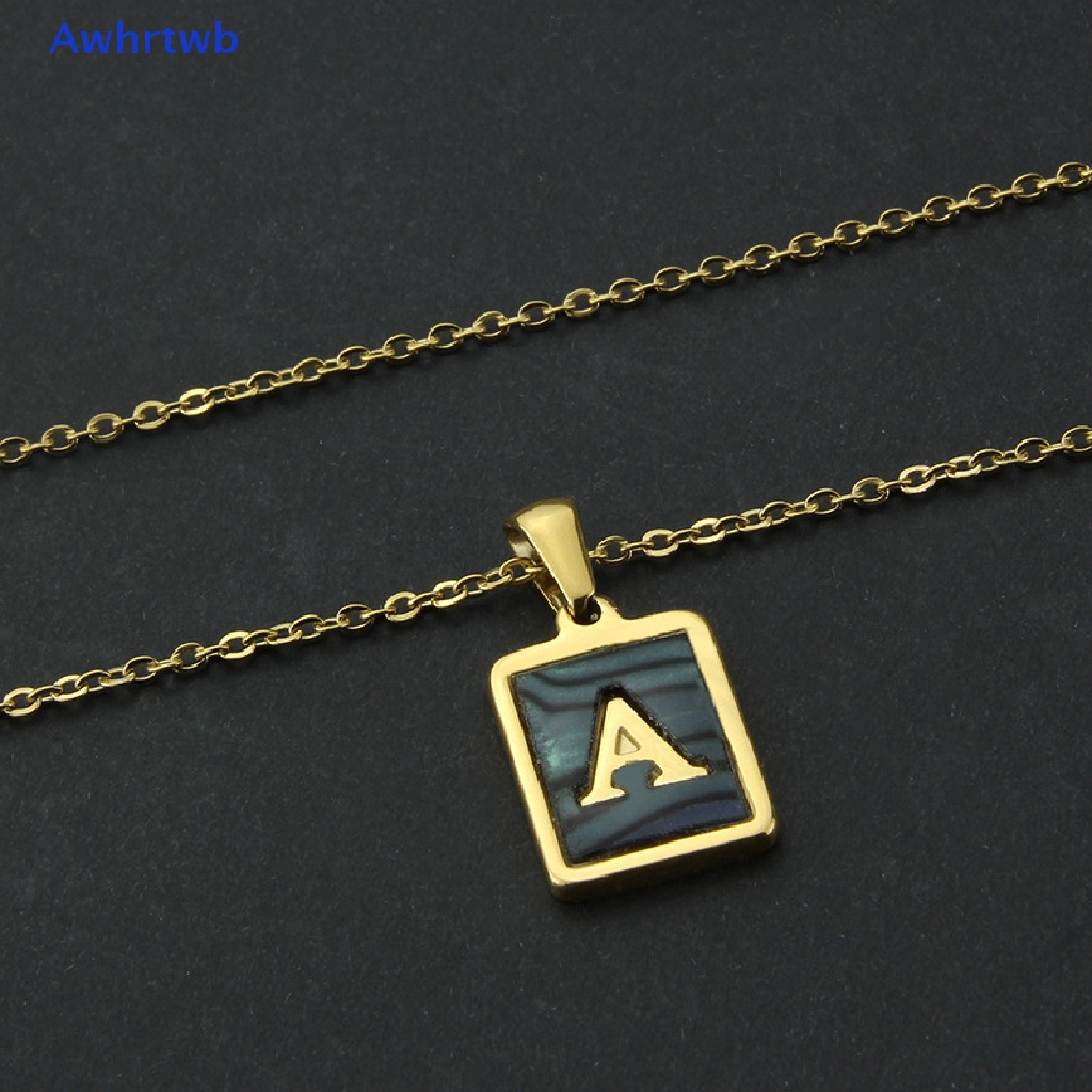 Vòng cổ Mặt 26 Chữ Cái Bằng Thép Không Gỉ Mới