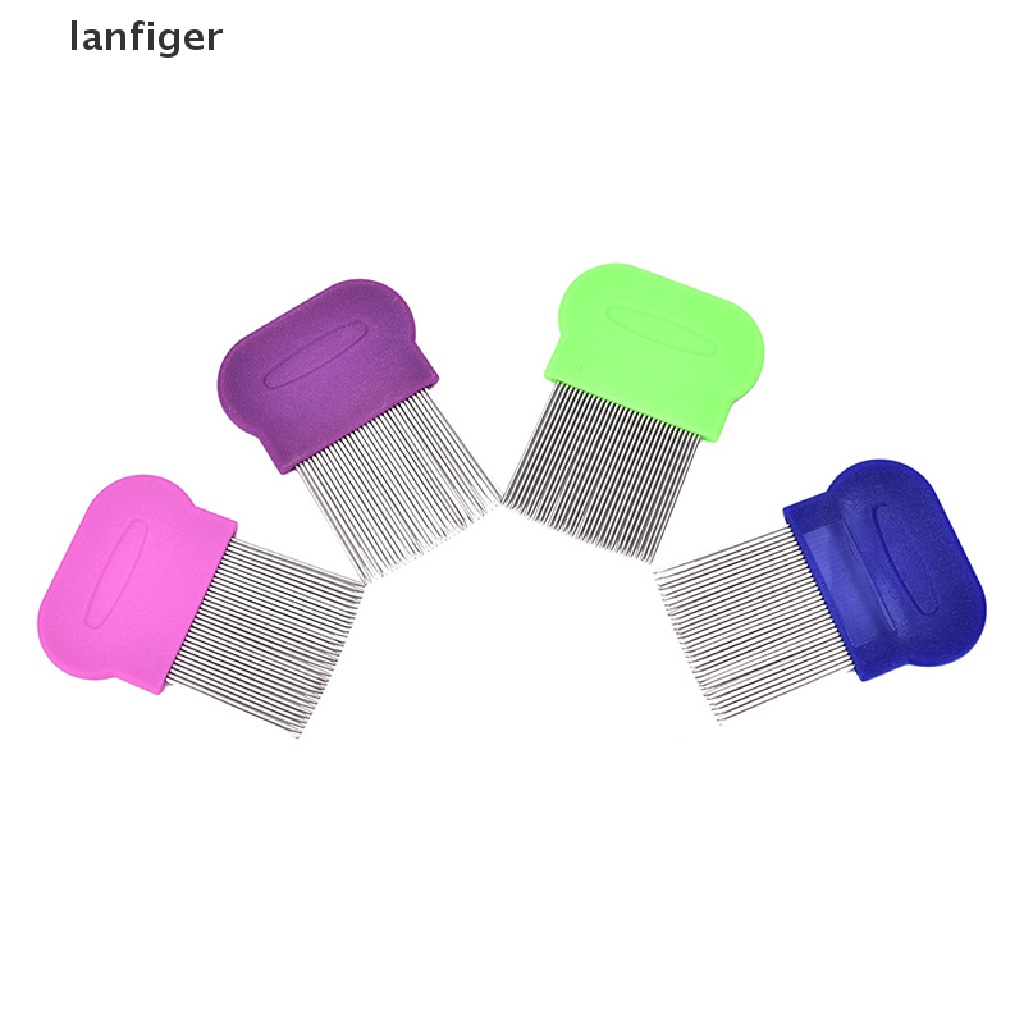 Lanf Lược Chải Tóc Anoplura Flea Cootie Bằng Thép Không Gỉ Cho Trẻ Em