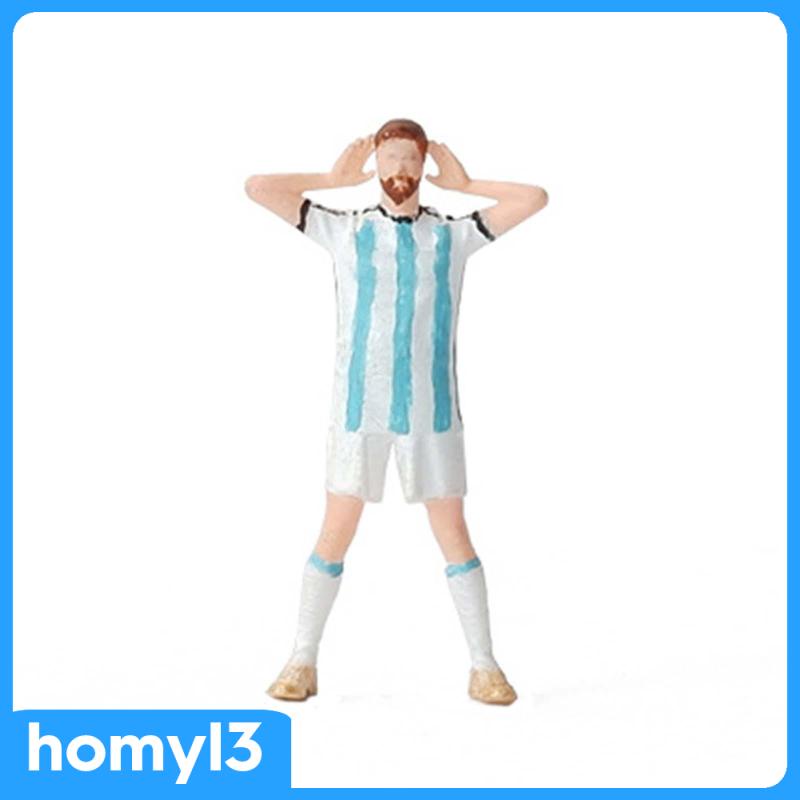 Mô Hình Cầu Thủ Bóng Đá Tỉ Lệ 1 / 64 Trang Trí Tiểu Cảnh