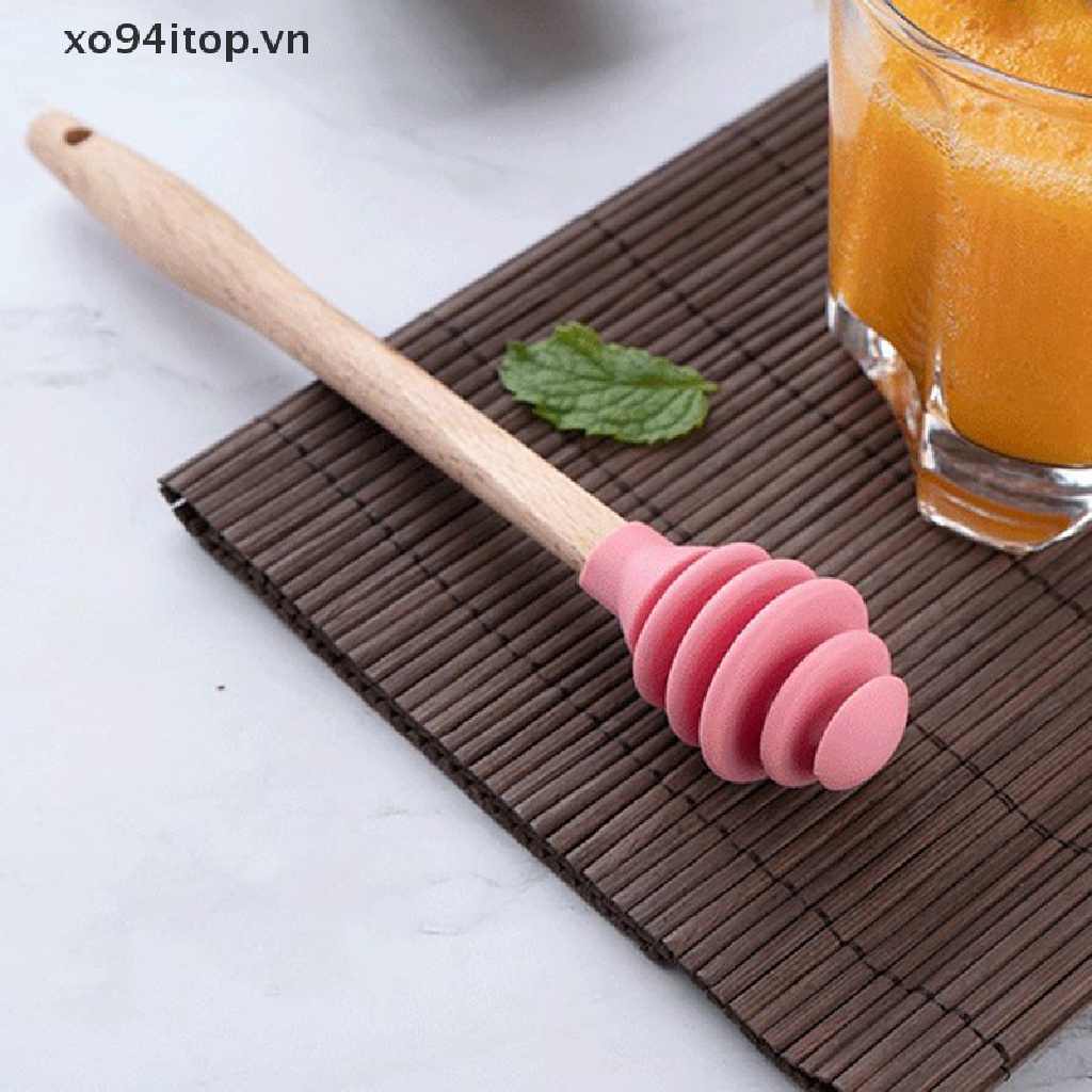Que Khuấy Mật Ong Bằng Silicon Tiện Dụng