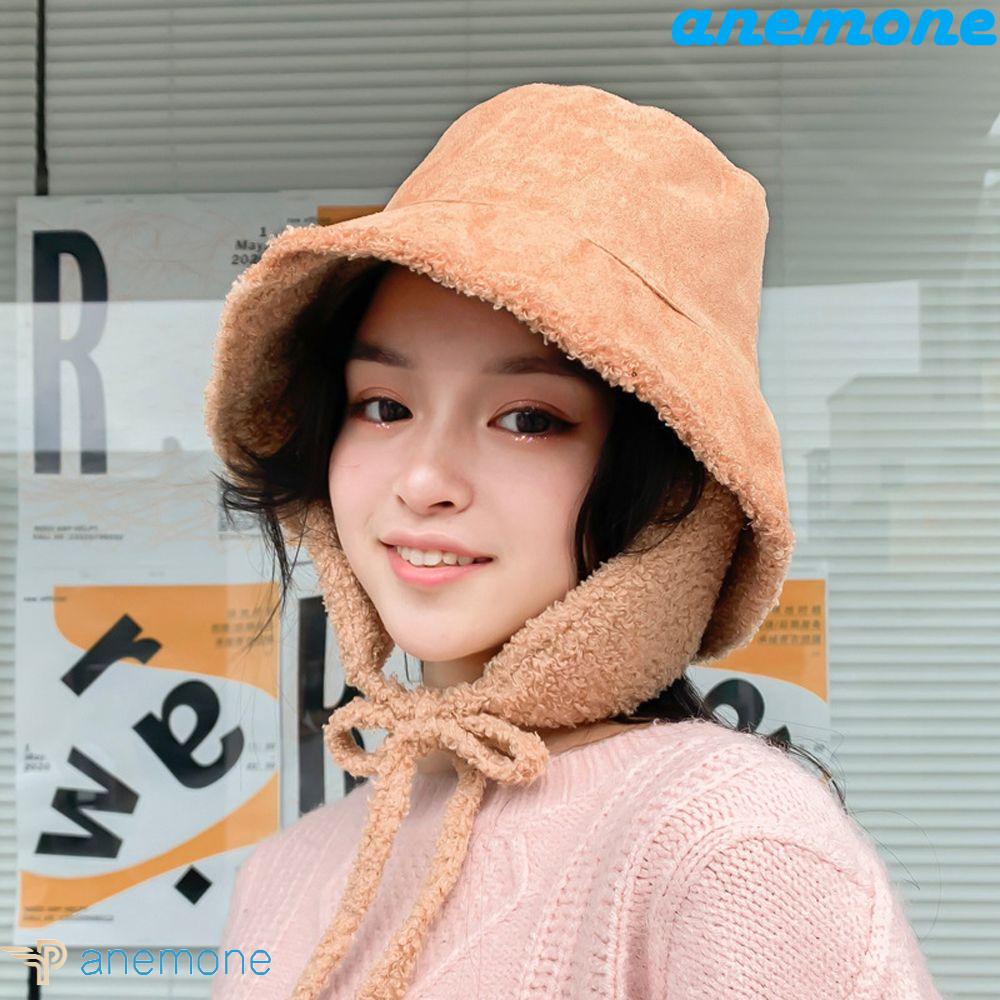 Mũ Len Lông Cừu Màu Trơn Đơn Giản Thời Trang Thu Đông Dành Cho Nam Và Nữ