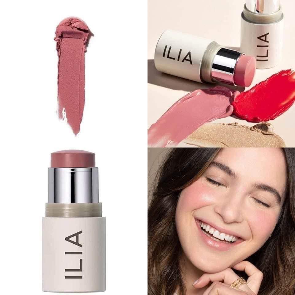 Set gilf mascara và thỏi kem môi/má đa năng ILIA (size mini)