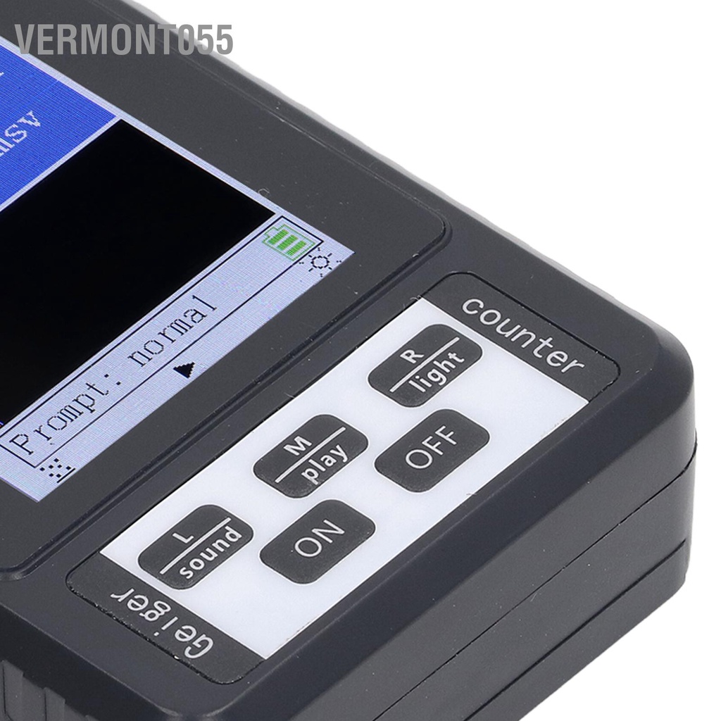 Vermont055 Máy đo bức xạ hạt nhân Geiger Counter theo dõi Beta Gamma X Ray cầm tay