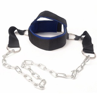 Weight Lifting Head Neck Harness Gym Workout Exercise Training Straps Belt