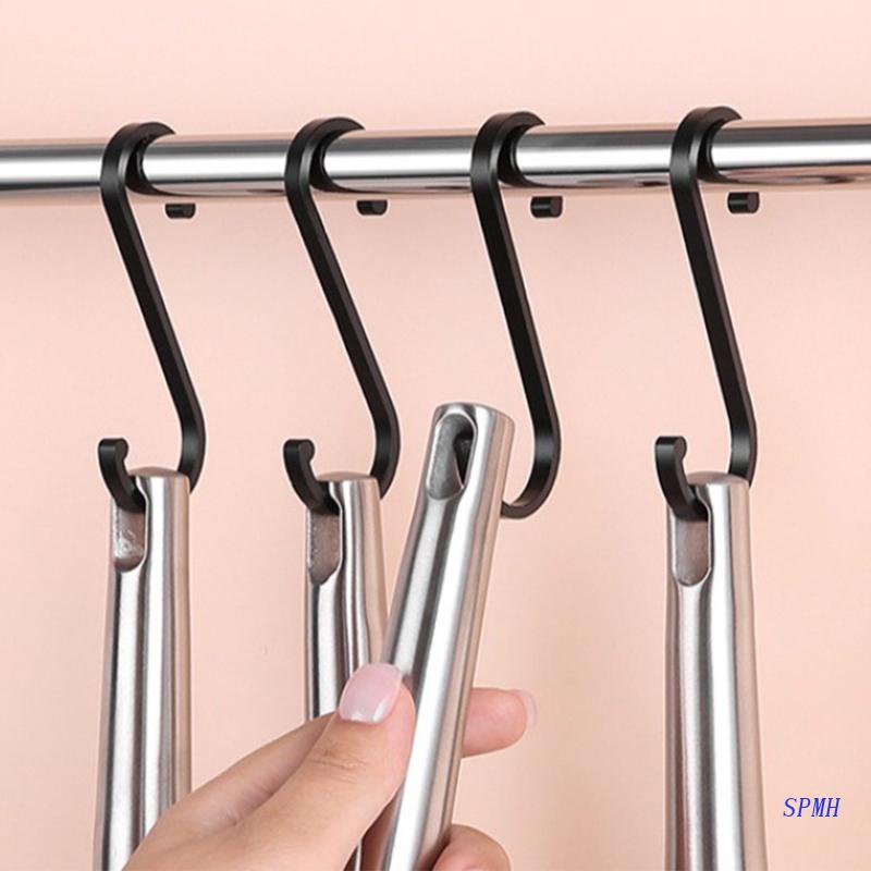 Móc Treo Đồ Hình Chữ S Bằng Hợp Kim Nhôm Siêu Bền Tiện Dụng Cho Nhà Bếp