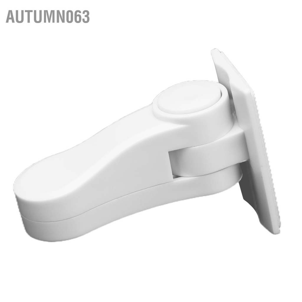 Autumn063 4 Cần Cửa Khóa ABS Trắng Tay Cầm An Toàn Cho Trẻ Em Phụ Kiện Ngăn Ngừa Mới Biết Đi Mở