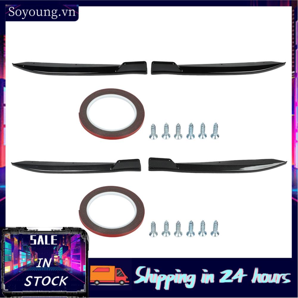 Soyoung Rear Bumper Lip Diffuser Spoiler Body Kits Left Right for Car
